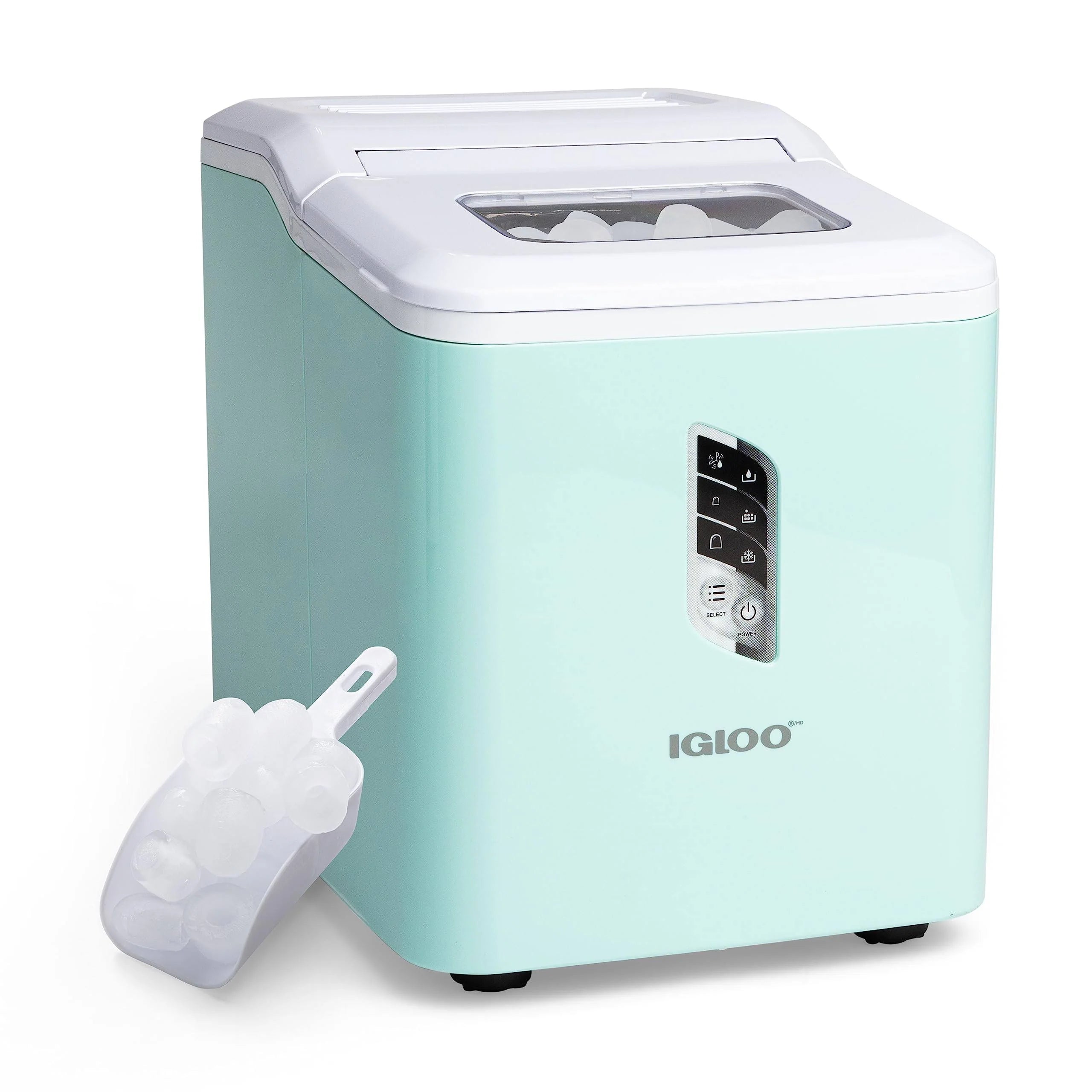 Igloo 26-Pound Automatic Self-Cleaning Ice Maker ,Aqua