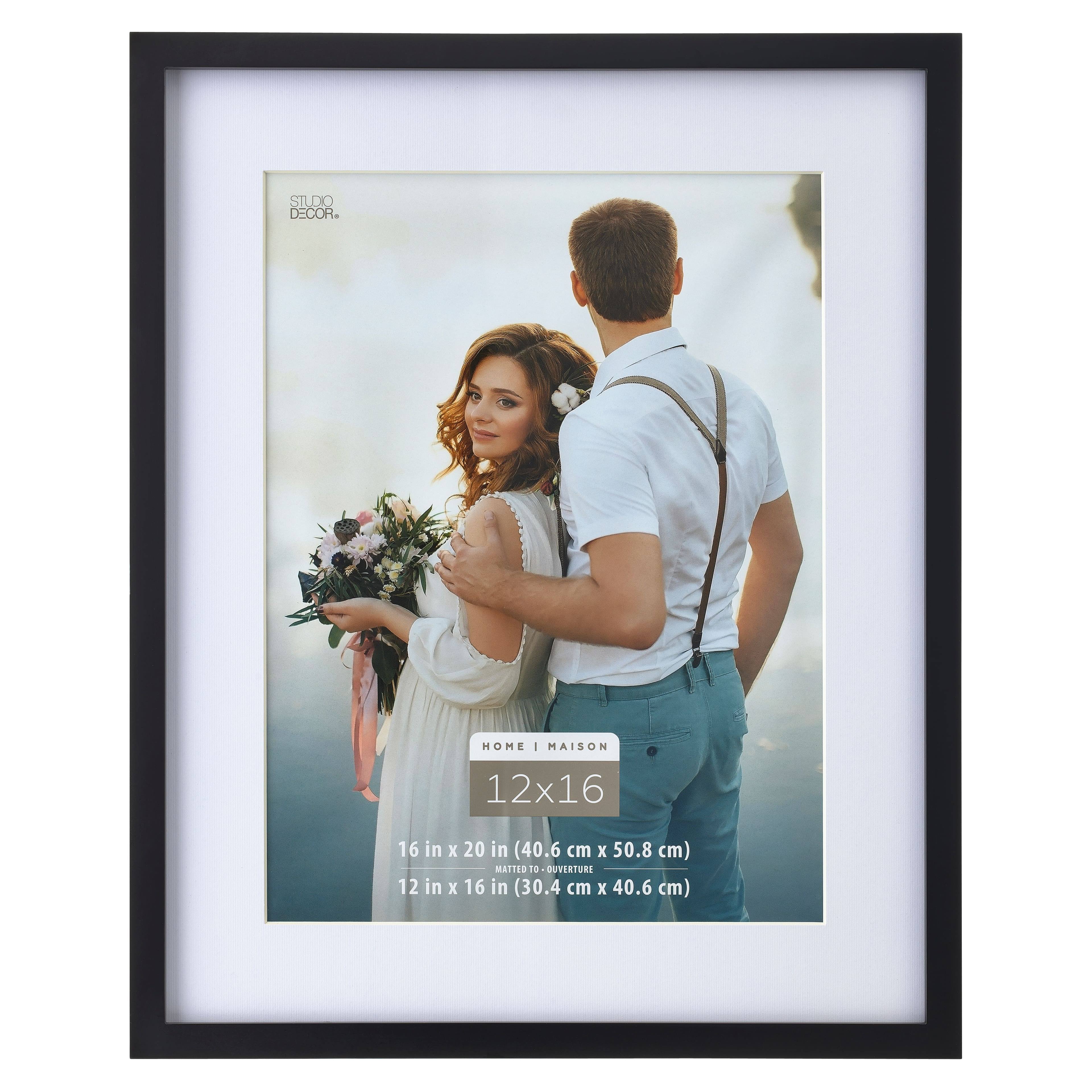 Black Tyler Frame, Home Collection by Studio D��cor 12" x 16"
