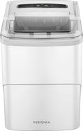Insignia - 26 lb. Portable Icemaker with Auto Shut-Off - White