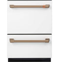 Cafe Dishwasher Double Drawer White