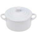Le Creuset 8 oz. Mini Round Cocotte - White