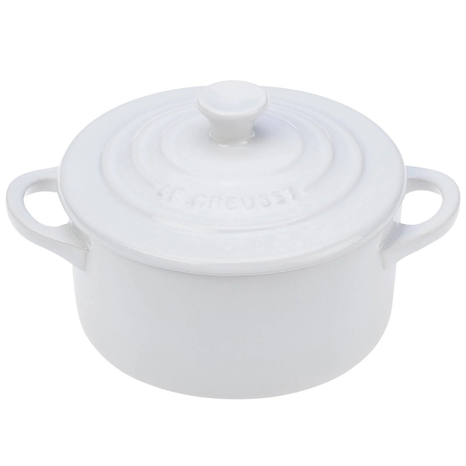Le Creuset 8 oz. Mini Round Cocotte - White