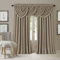 Elrene All Seasons Blackout Curtain Panel Taupe