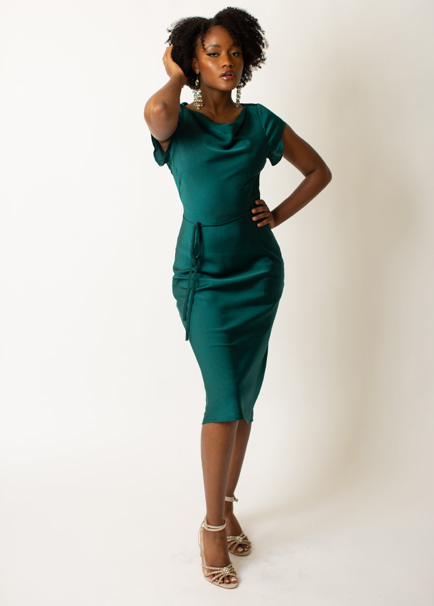 Women Haven Dress in Deep Teal