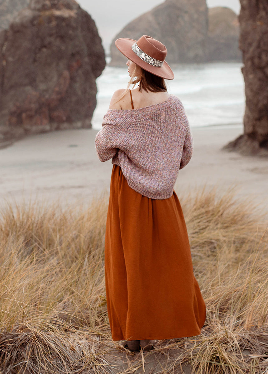Women Holland Dress in Spice