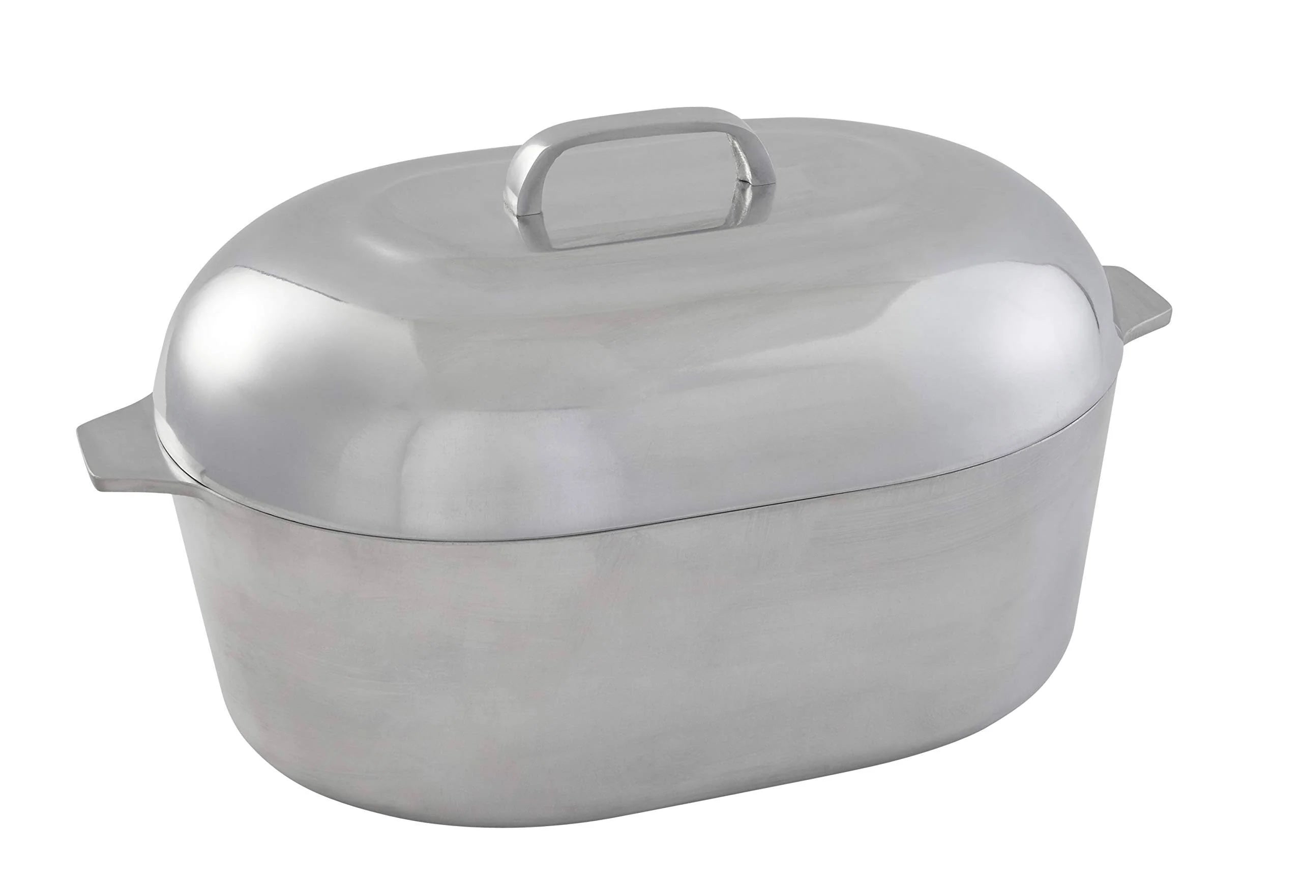 IMUSA USA 18" Heavy Duty Cajun Oval Aluminum Roaster
