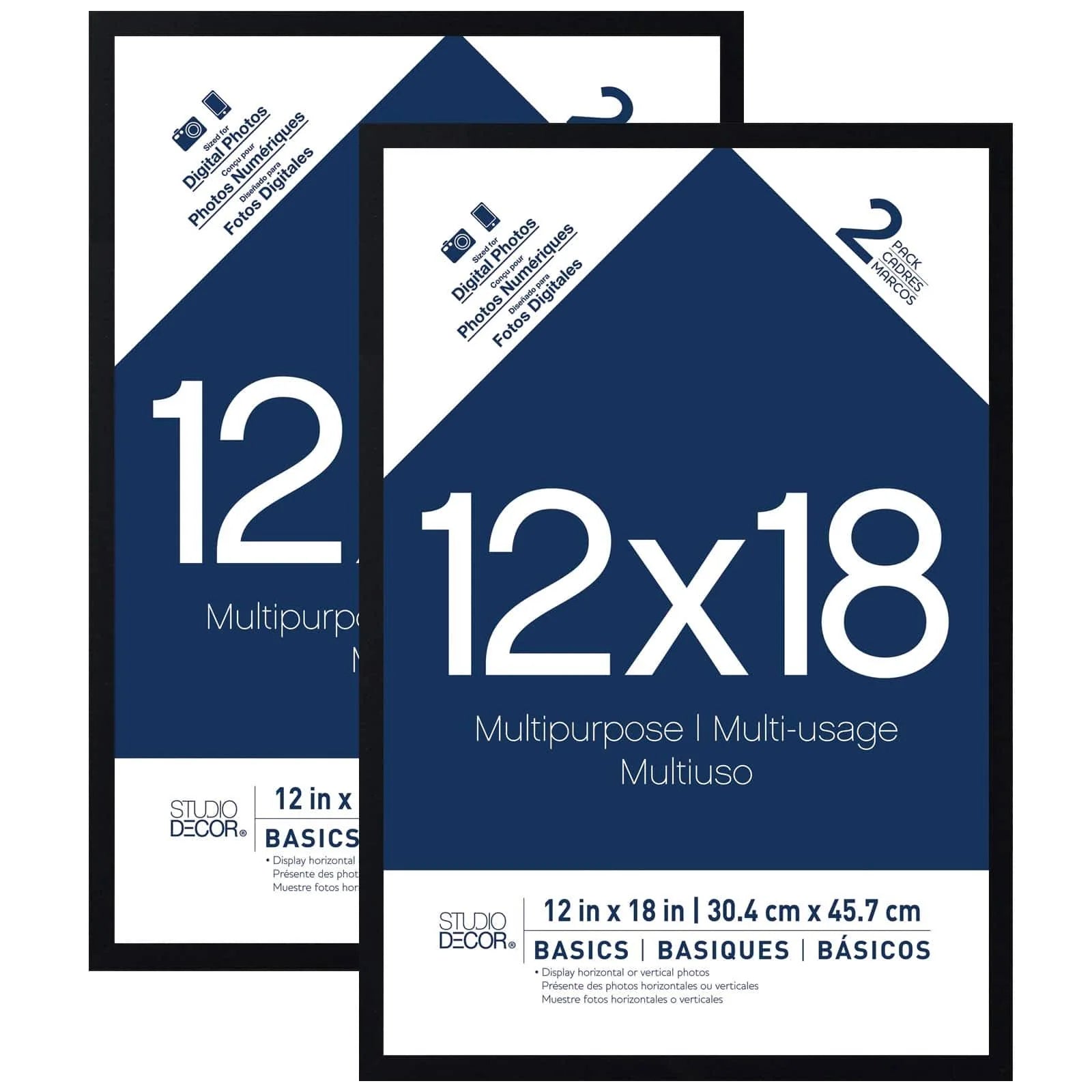 Studio Decor 12" x 18" Multipurpose Frames - 2 ct