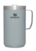 Stanley 24 oz Stay Hot Camp Mug in Hammertone Silver