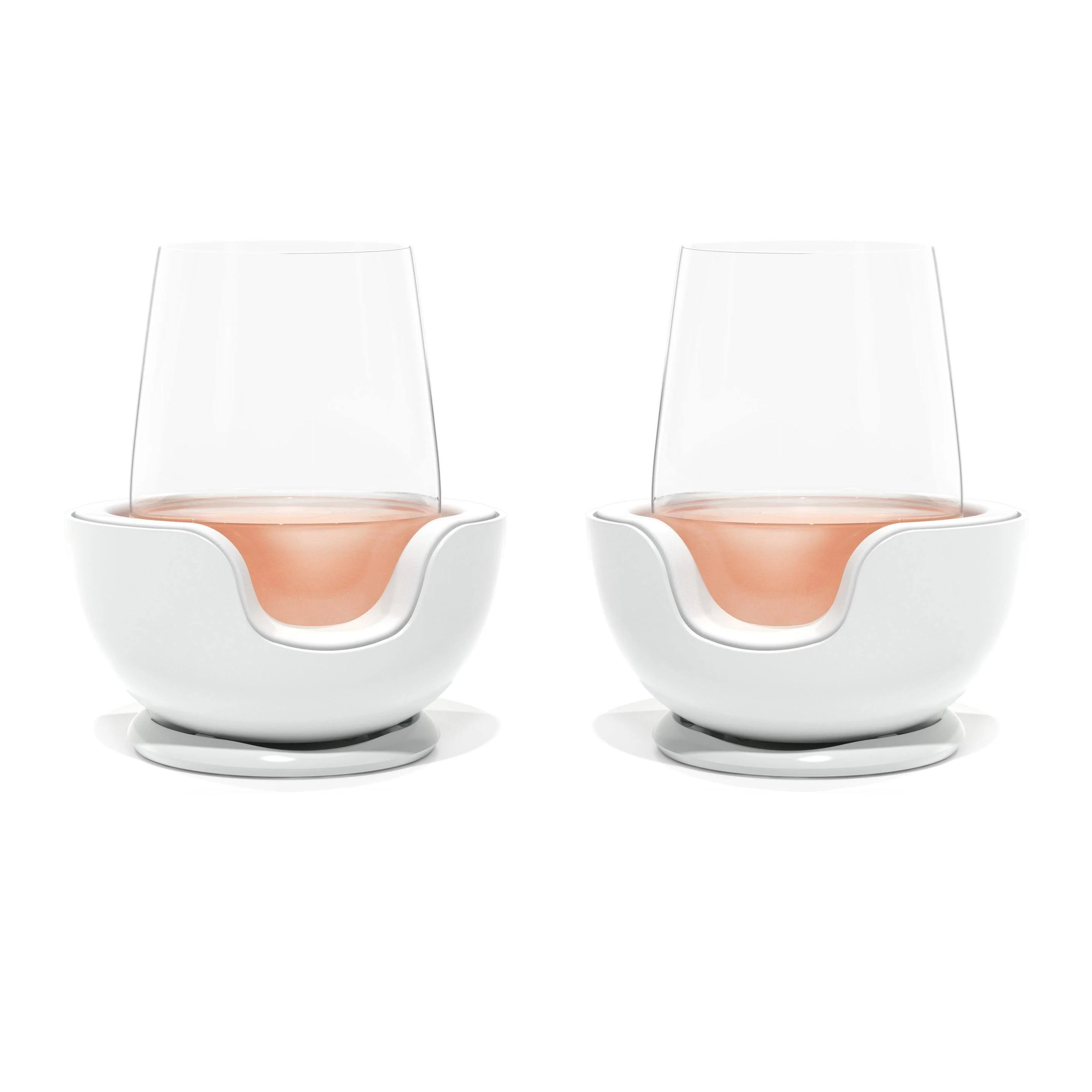 VoChill | Stemless Wine Chiller Pair, Quartz