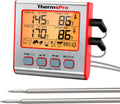 ThermoPro Digital Meat Thermometer with Dual Probes and Timer Mode Grill Smoker Thermometer