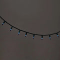 100ct Incandescent Smooth Mini Christmas String Lights Blue with Green Wire - Wondershop