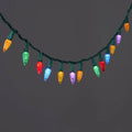 60ct LED C6 Faceted Christmas String Lights Multicolor with Green Wire - Wondershop