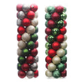 Ashland 2" Assorted Farmhouse Ball Ornament Set - Each