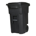 Toter 64 gal. Trash Can Black with Wheels and Lid