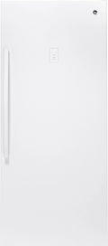 GE 21.3 Cu. ft. White Frost-Free Upright Freezer - FUF21SMRWW