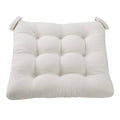 Mainstays Textured Chair Cushion, Silver, 1-Piece, 15.5 inch L x 16 inch W, Size: 15.5 inch x 16 inch x 2.95 inch