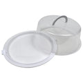 Sure Fresh Reusable Plastic Cake Container with Lid, 12x4.75 in.