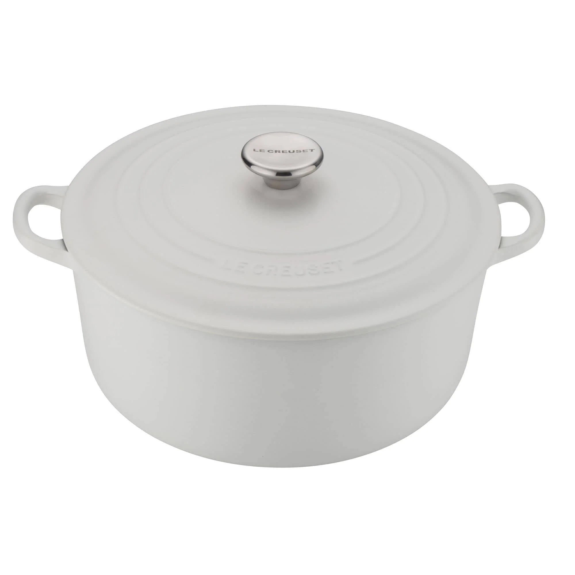 Le Creuset Enameled Cast Iron Round Dutch Oven | Matte White, 3 1/2 Qt.