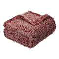 Mainstays Sherpa Throw Blanket, 50 inch x 60 inch, Red