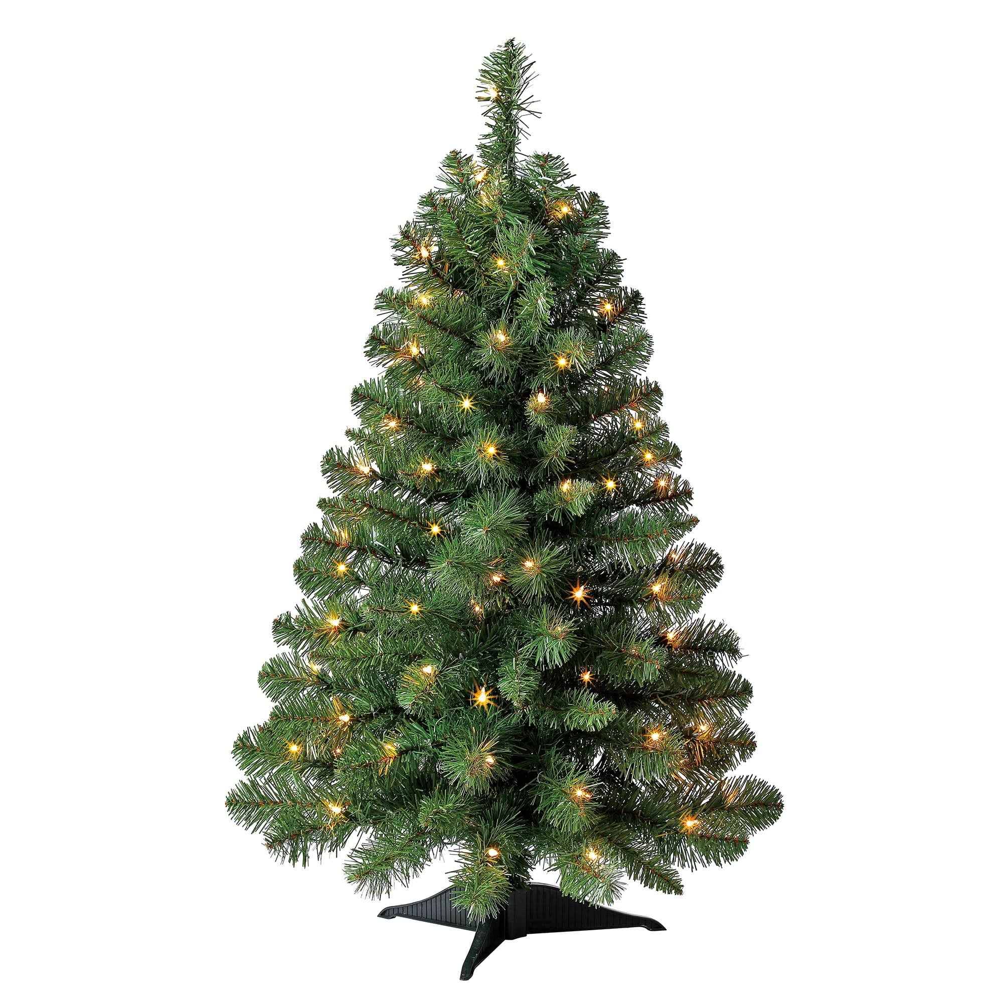 Holiday Time Pre-Lit Winston Pine Artificial Christmas Tree - 3 ft