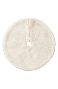 Balsam Hill Lodge Faux Fur Tree Skirt in Cream at Nordstrom, Size 60in