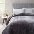 Better Homes & Gardens Luxury Velvet Plush Blanket, Twin, Gray