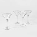 7.6oz 4pk Glass Modern Martini Glasses - Threshold