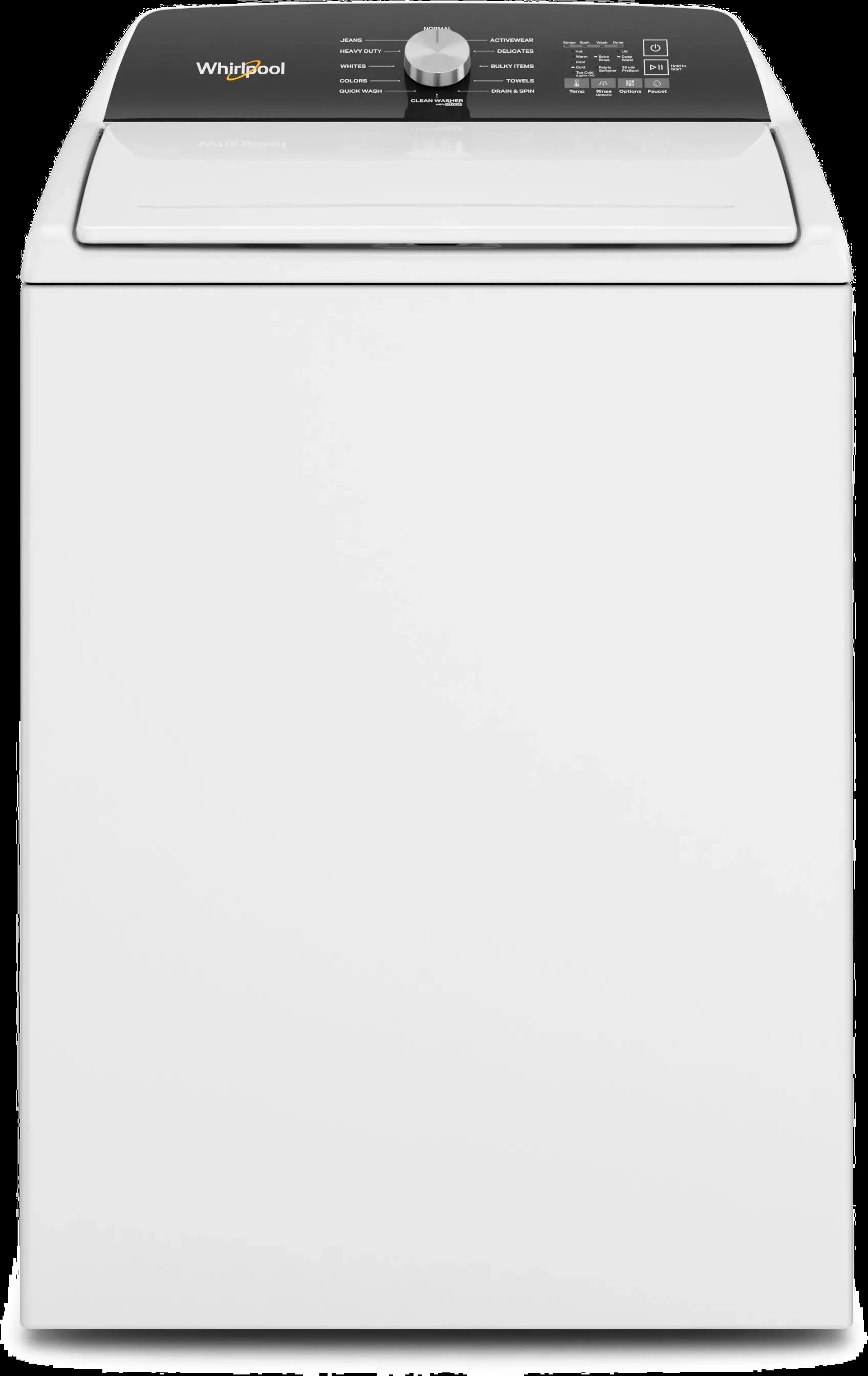 Whirlpool - 4.5 Cu. ft Top Load Agitator Washer with Built-In Faucet