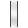 13.5" x 49.5" Framed Door Mirror Black - Room Essentials