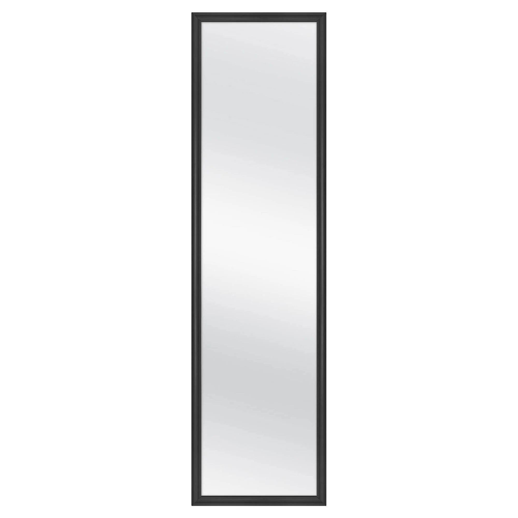 13.5" x 49.5" Framed Door Mirror Black - Room Essentials