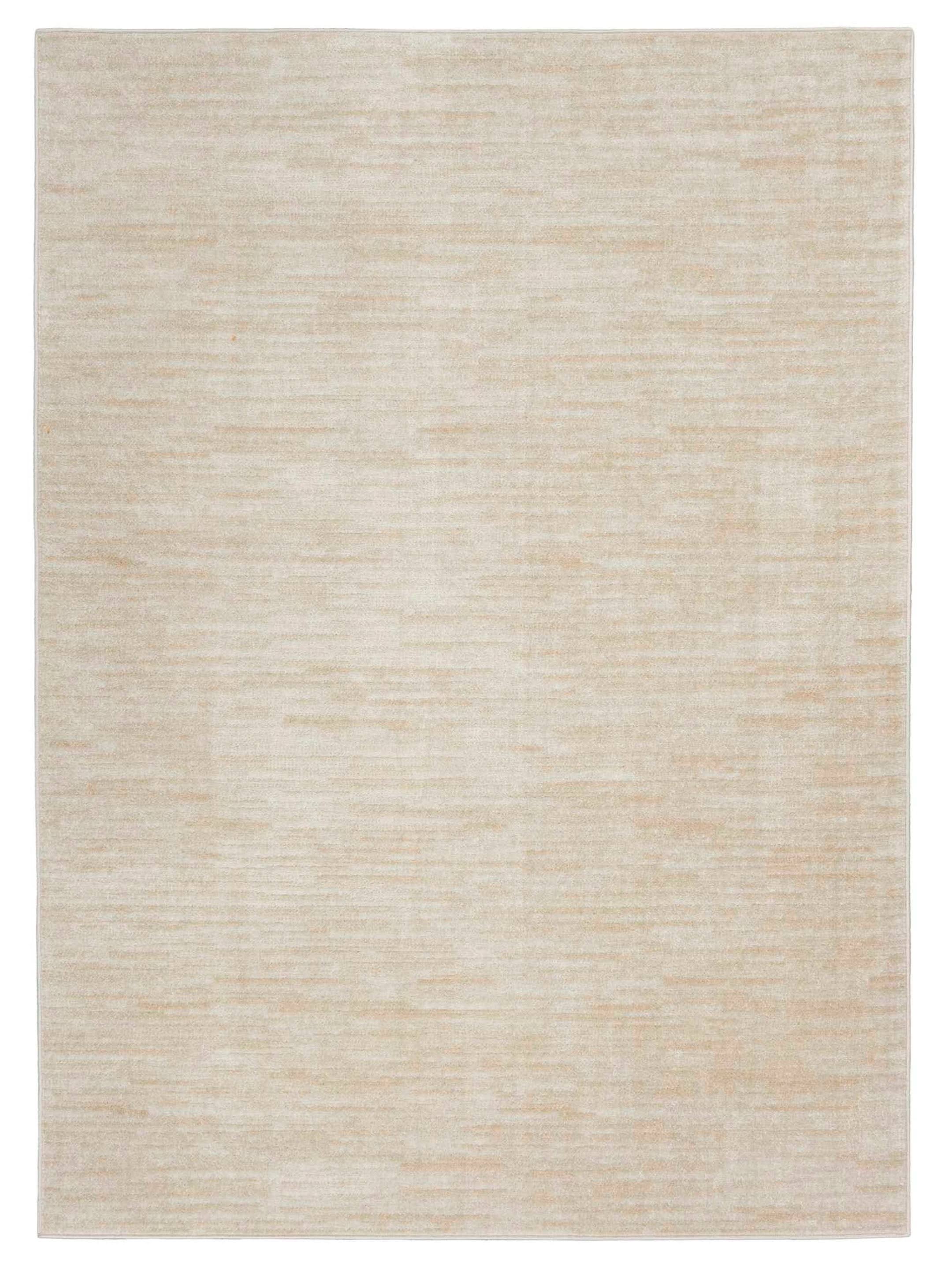 NRE01 Nourison Essentials Ivory Beige Area Rug- 9' x 12'