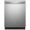GE Top Control with Plastic Interior Dishwasher with Sanitize Cycle & Dry Boost Stainless Steel