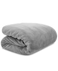 Lauren Ralph Lauren Micromink Plush Blanket, Full/Queen - Quiet Gray