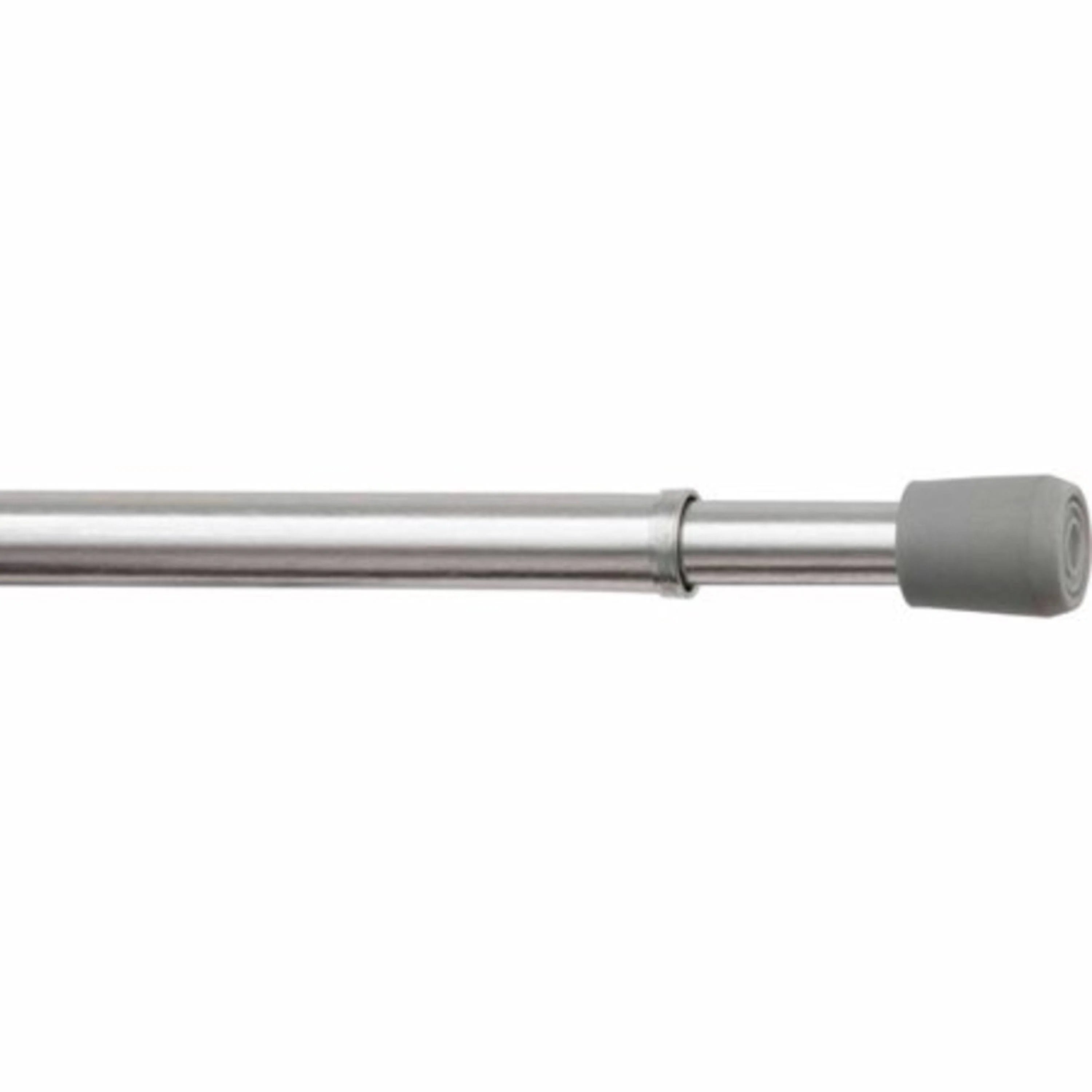 Mainstays Spring Tension Window Curtain Rod, Grey/Silver