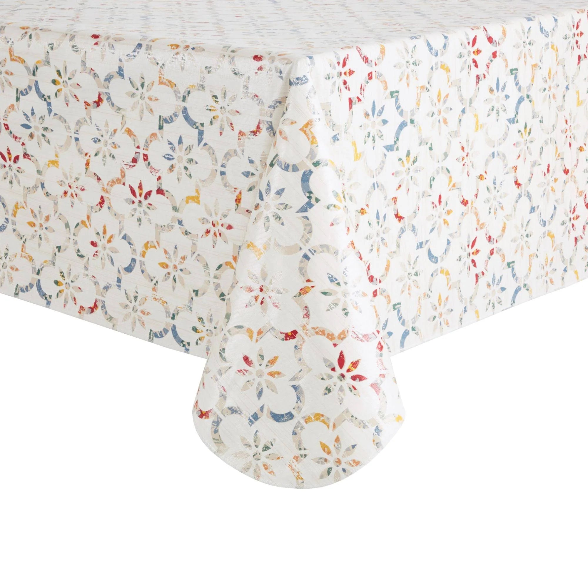 Mainstays Rectangle Herringbone Tablecloth - Black - 60 x 102 in