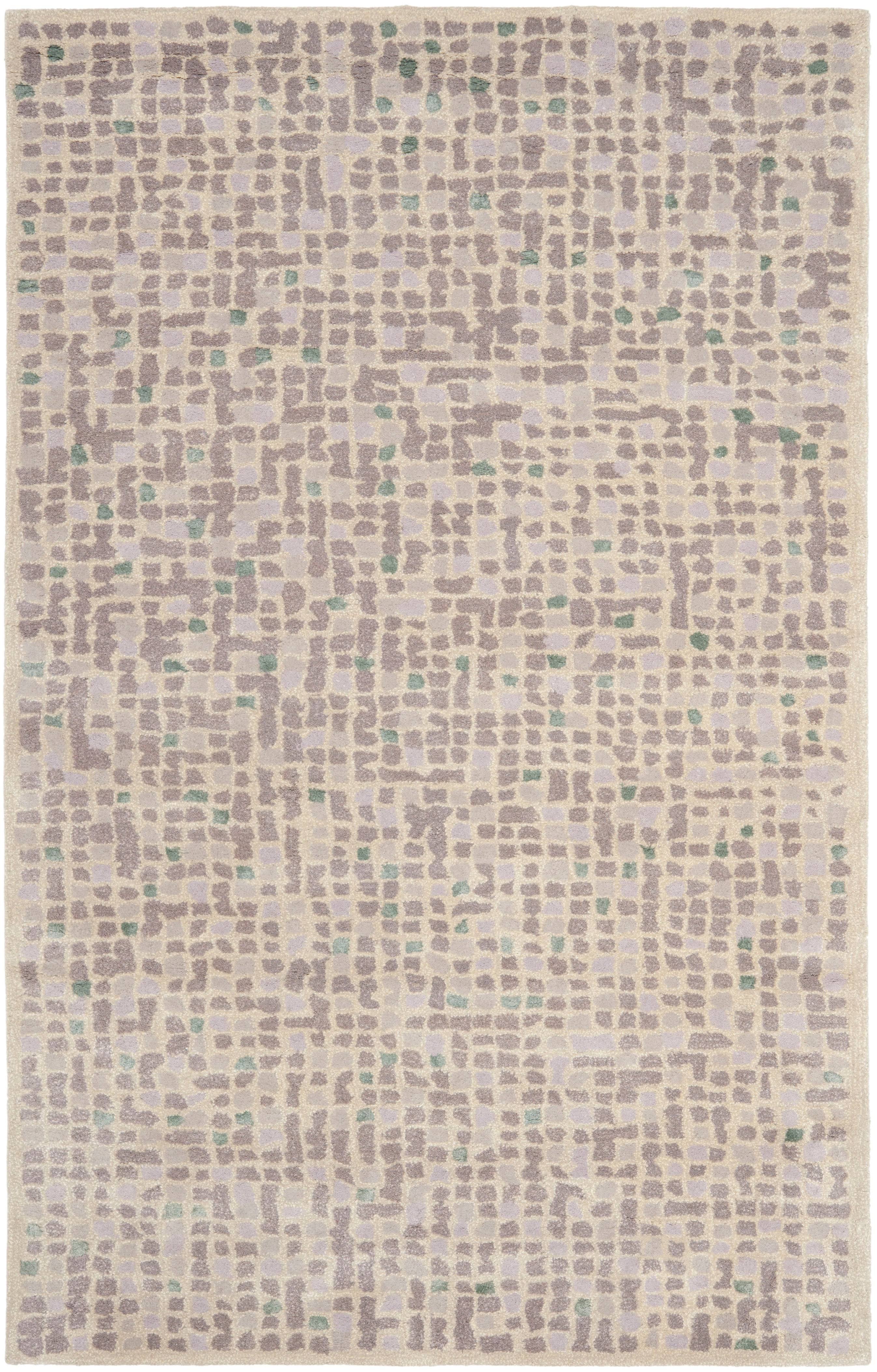 4' x 6' Martha Stewart Mosaic Purple Agate Rug by Safavieh