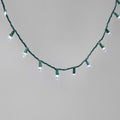100ct LED Smooth Mini Christmas String Lights Cool White with Green Wire - Wondershop
