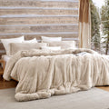 Coma Inducer Oversized Comforter - The Original Plush - White Sand - Oversized King