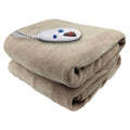 Biddeford Blankets Micro Plush Heated Throw with Digital Controller - Claret Red