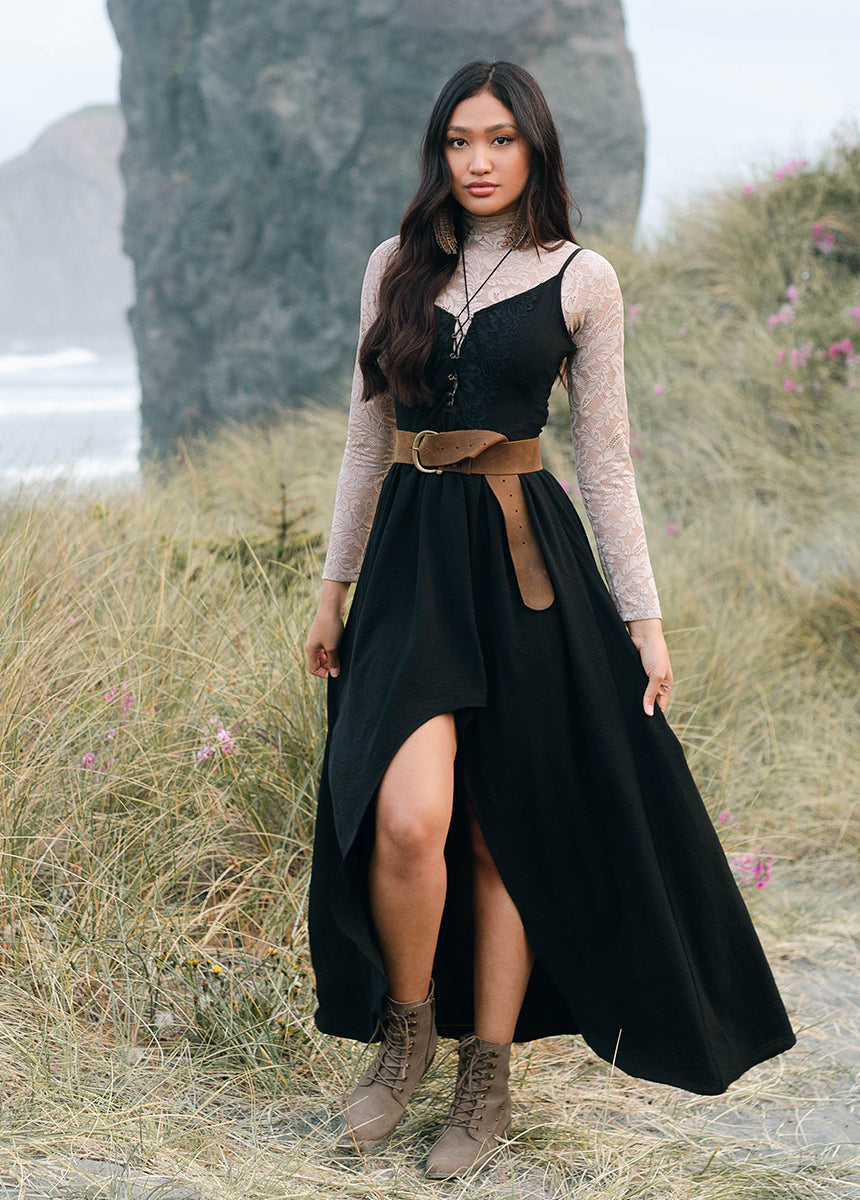 Women Holland Dress in Black