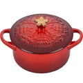 Le Creuset 24 oz. Mini Cocotte with Star Knob ,Cerise