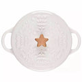 Le Creuset 24 oz. Mini Cocotte with Star Knob ,White