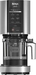 NINJA Creami Ice Cream Maker, 2 Pint Container and Lid Silver Stainless Steel (NC301)