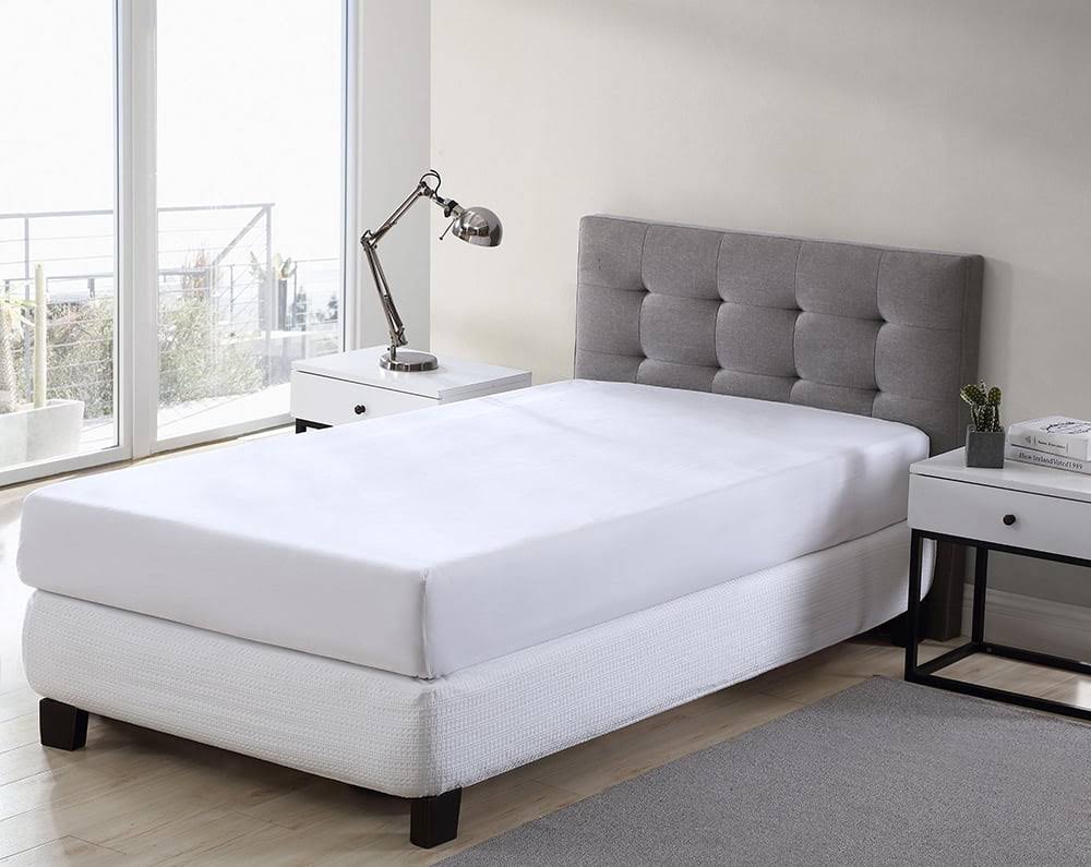 Better Homes and Gardens White Waffle Box Spring Bed Skirt, King