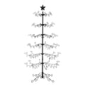 Best Choice Products 6ft Wrought Iron Ornament Display Christmas Tree w/ Easy Assembly, Stand - Black