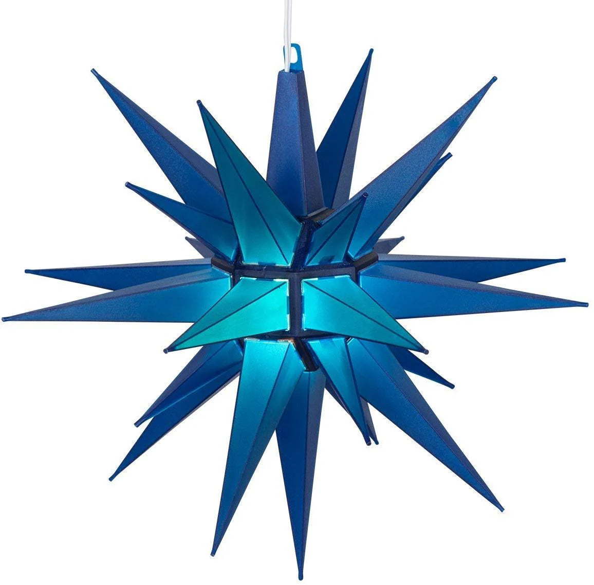 Kringle Traditions 14" Blue LED Moravian Star