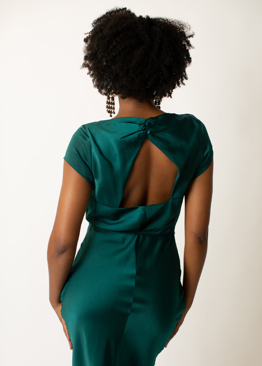Women Haven Dress in Deep Teal