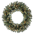 Holiday Living 30-in Pre-Lit Indoor/Outdoor Green Scottsdale Pine Artificial Christmas Wreath | GD26M3A27C00