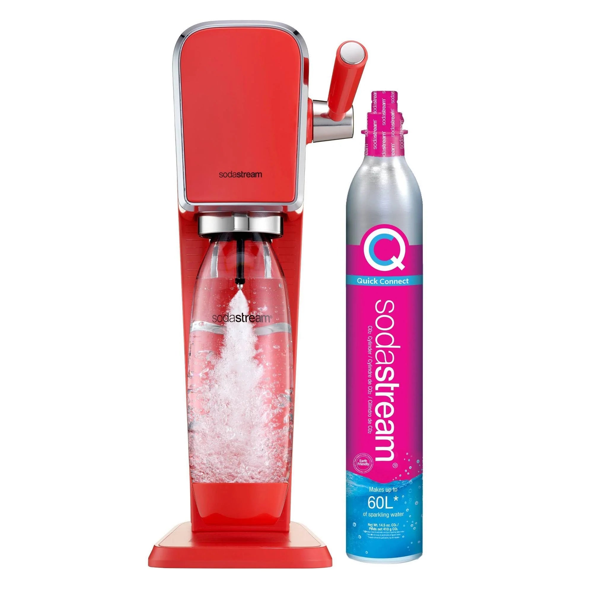 SodaStream Art Sparkling Water Maker - Mandarin Red
