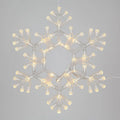 Kringle Traditions 20" Folding Warm White Snowflake Decoration LED Sno